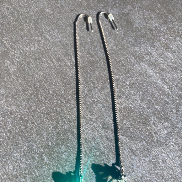 Sterling Silver chain earrings - Picture 5 of 7